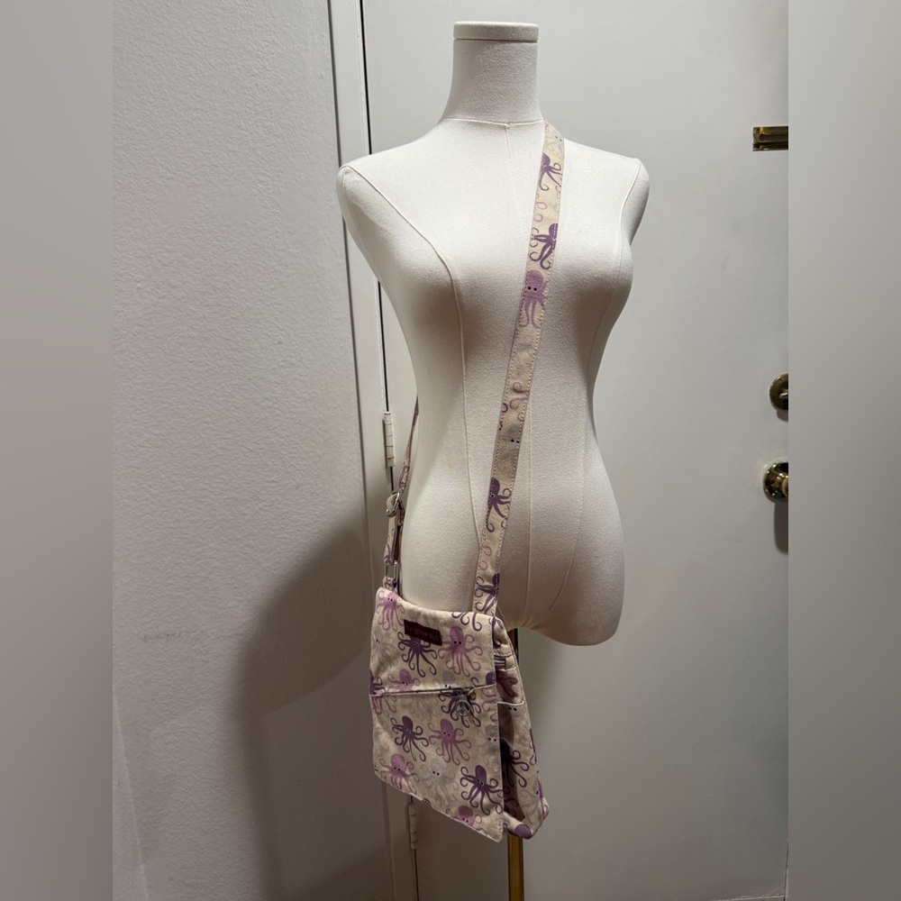 Stylish Purple Patterned Crossbody Bag